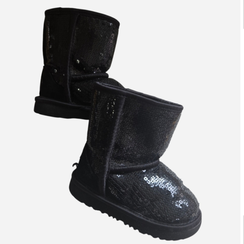 UGG Sequin Black Kids Boots